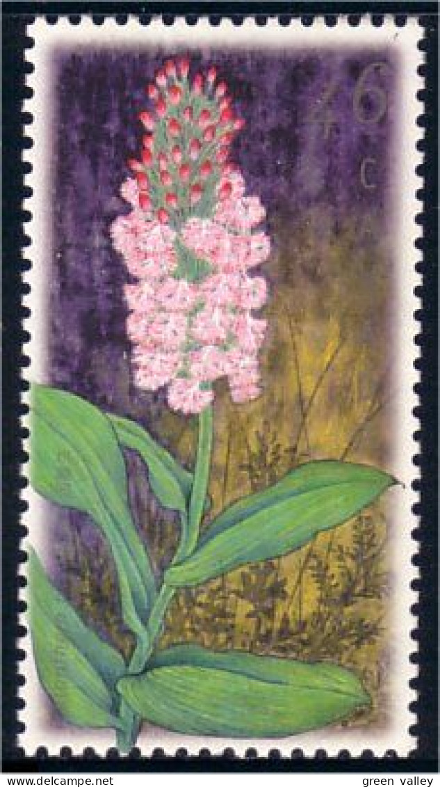 Canada Orchid Orchidée Variété Pos 12 MNH ** Neuf SC (C17-89iia) - Unused Stamps