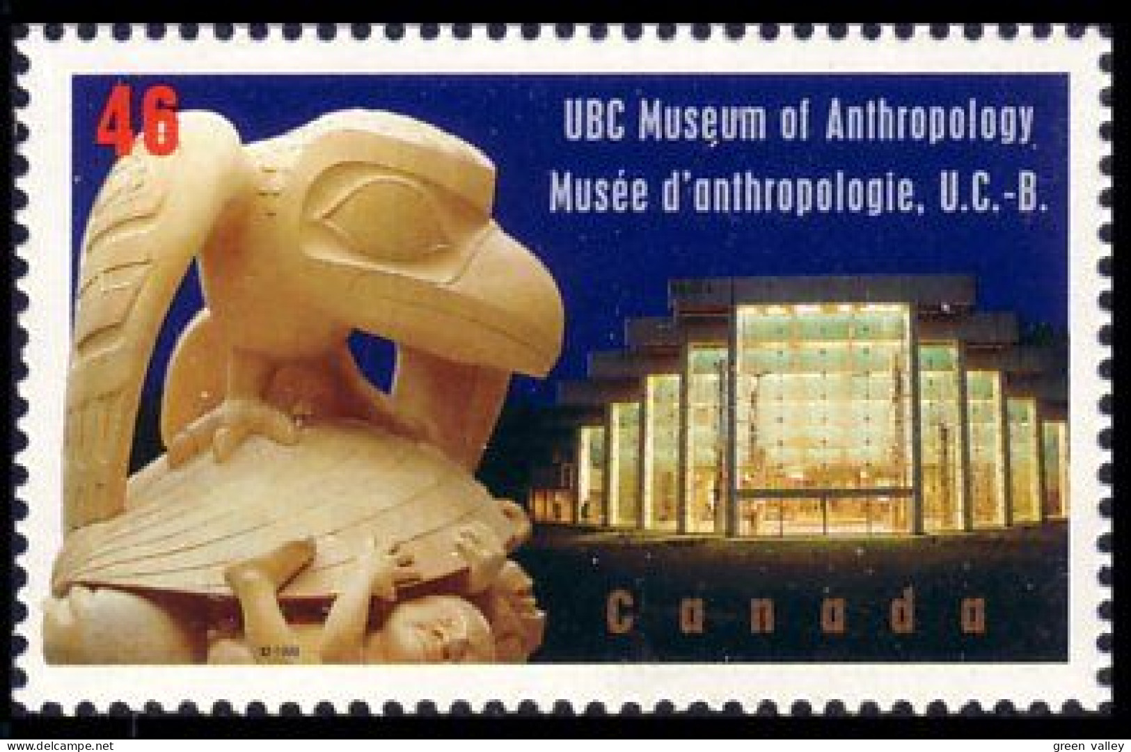 Canada Museum Anthropology Anthropologie MNH ** Neuf SC (C17-78a) - Unused Stamps