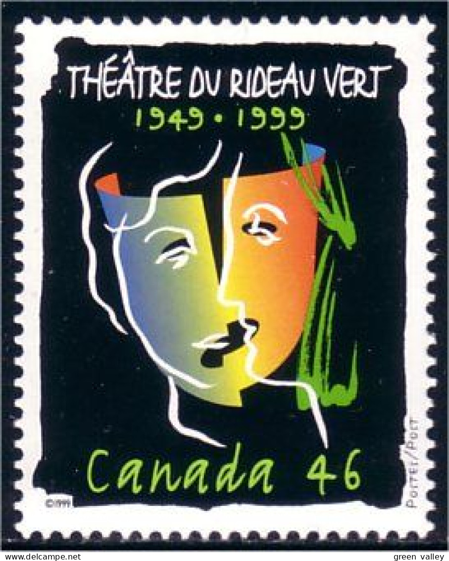 Canada Theatre Rideau Vert MNH ** Neuf SC (C17-69b) - Teatro