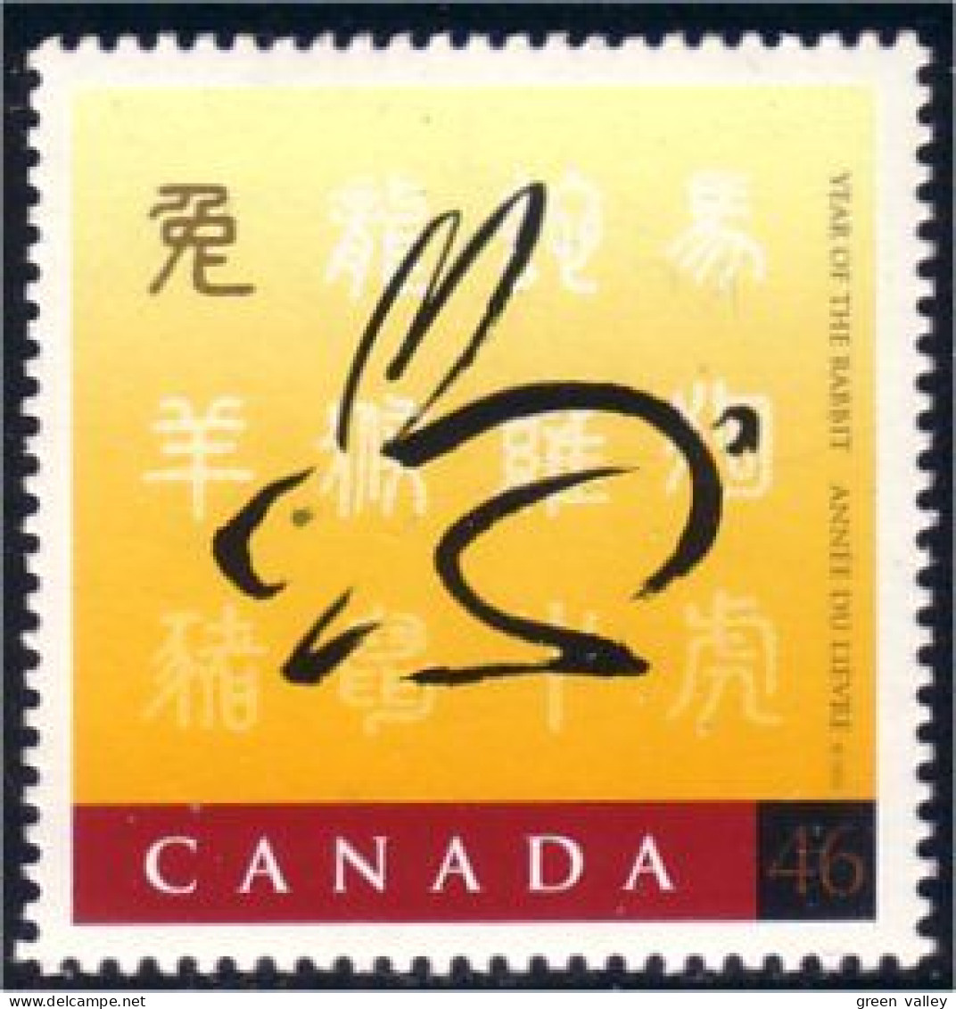 Canada Lapin Rabbit MNH ** Neuf SC (C17-67a) - Unused Stamps