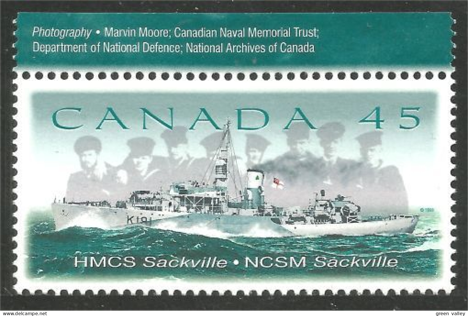 Canada Bateau Ship HMCS Sackville MNH ** Neuf SC (C17-62hlb) - Bateaux