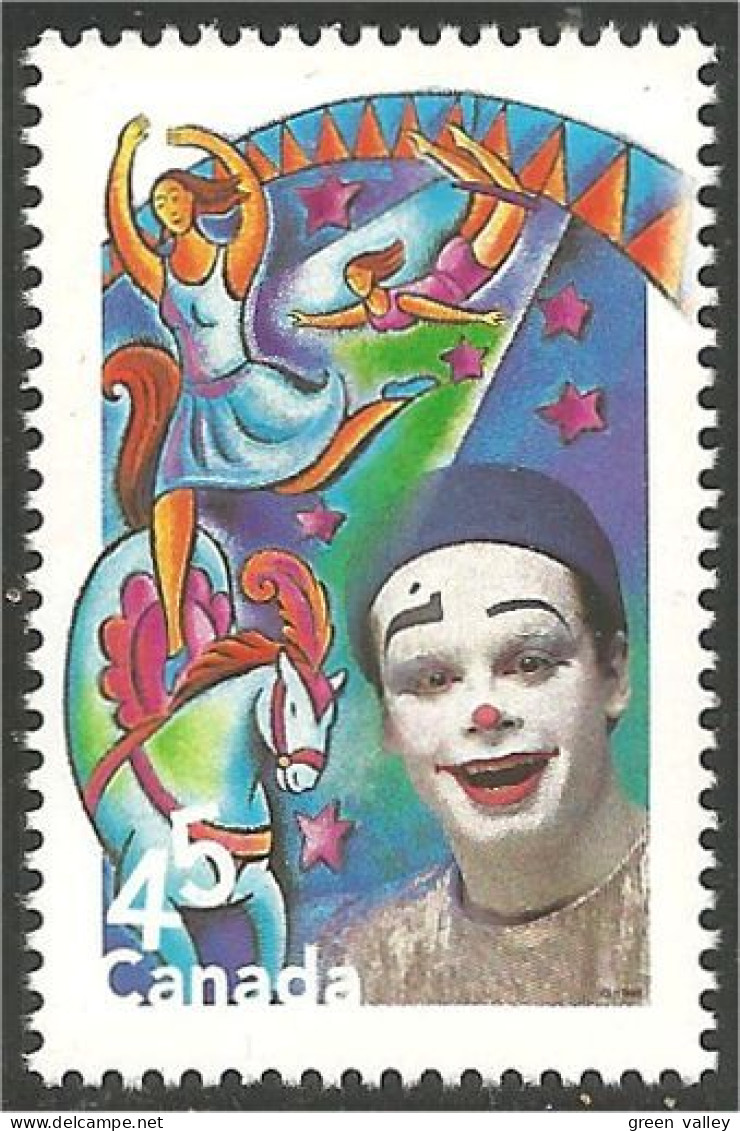 Canada Circus Cirque Clown Cheval Horse Danseuse Dancer MNH ** Neuf SC (C17-58i) - Unused Stamps