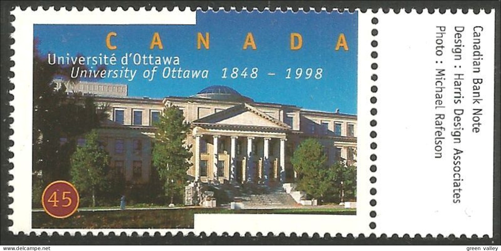 Canada Université Ottawa University MNH ** Neuf SC (C17-56dl) - Ongebruikt