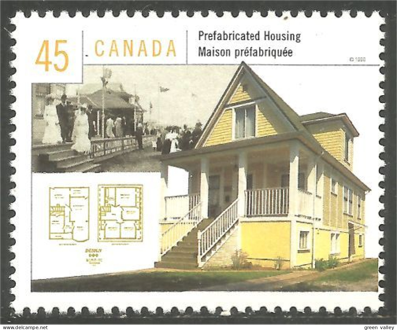 Canada Habitations Préfabriqués Prefabricated Housing MNH ** Neuf SC (C17-55fb) - Altri