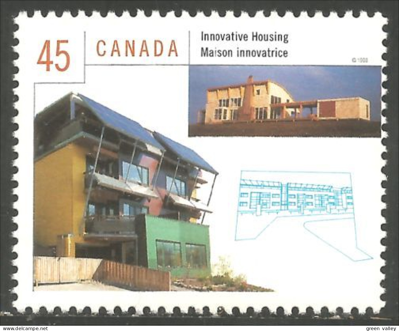 Canada Habitations Innovatrices Innovative Housing MNH ** Neuf SC (C17-55ia) - Nuovi