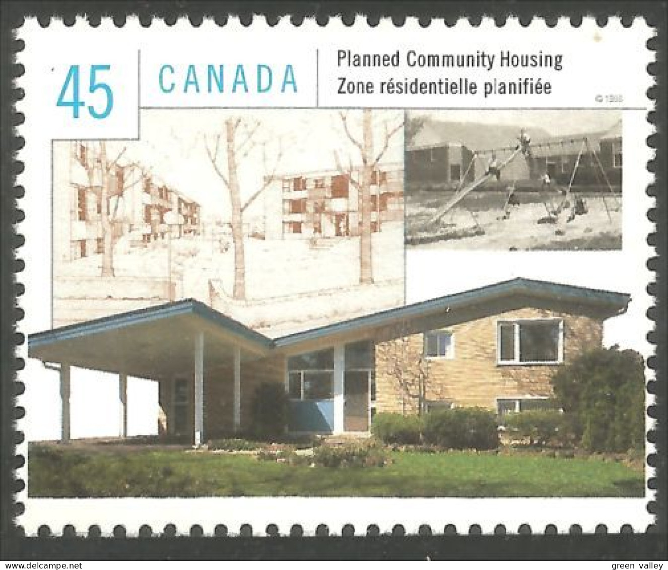 Canada Habitations Résidentielle Housing MNH ** Neuf SC (C17-55hb) - Altri