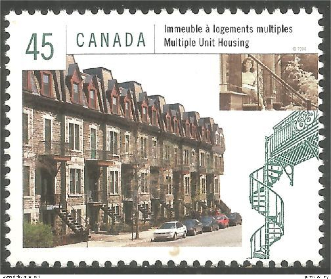 Canada Habitations Multiples Housing MNH ** Neuf SC (C17-55ea) - Ungebraucht