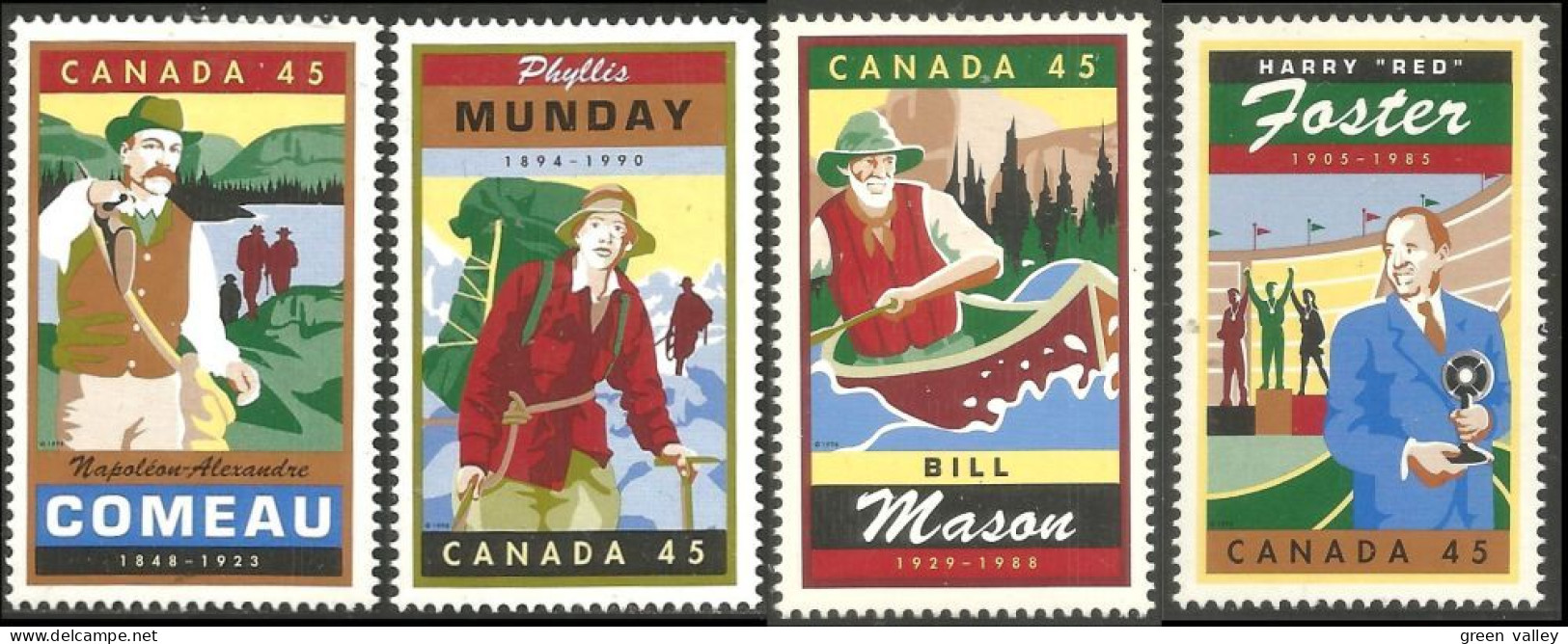 Canada Legendary Canadians Canadiens Légendaires MNH ** Neuf SC (C17-50-53) - Ongebruikt