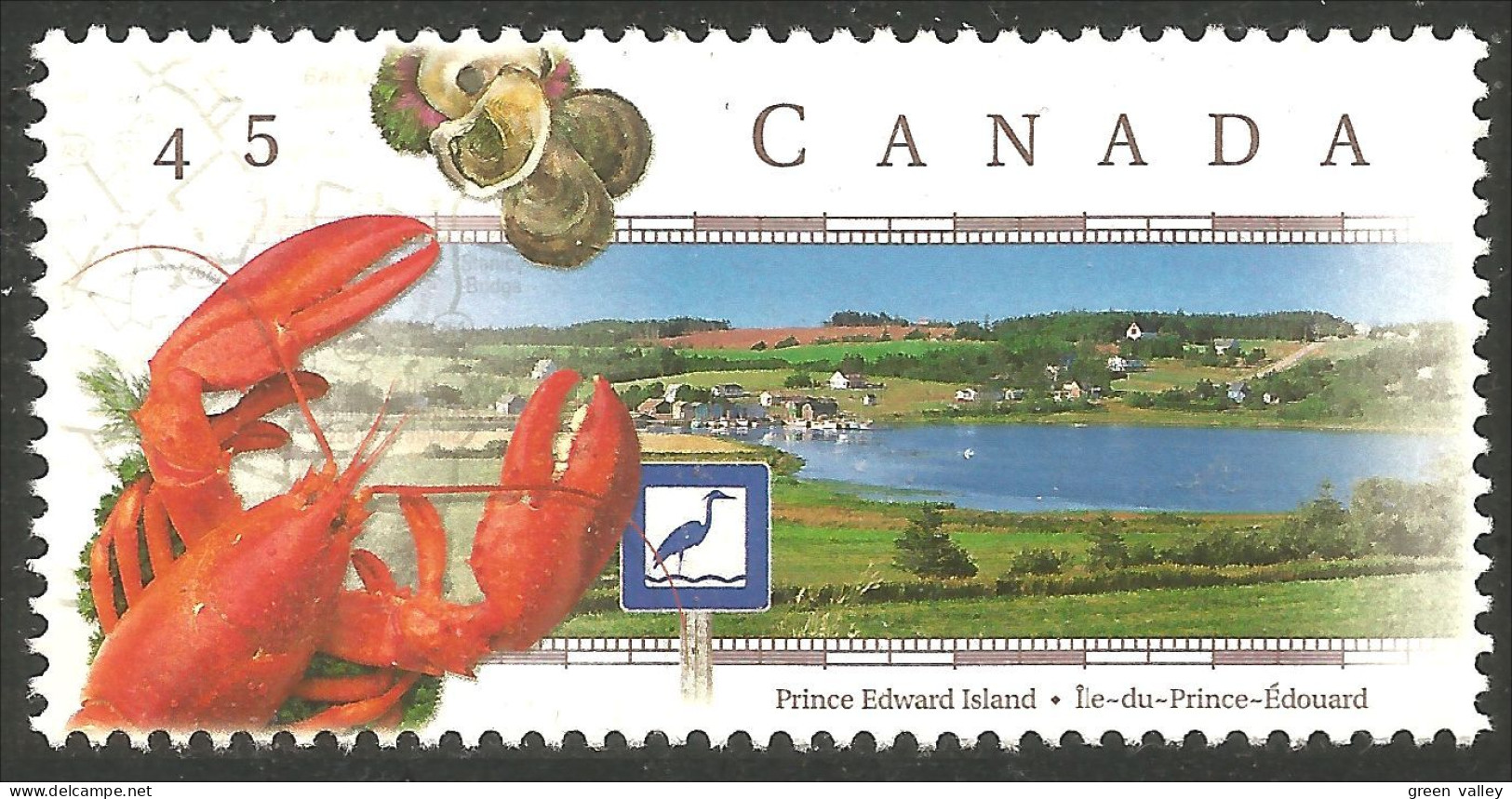 Canada Homard Lobster Huitre Oyster MNH ** Neuf SC (C17-42b) - Schaaldieren