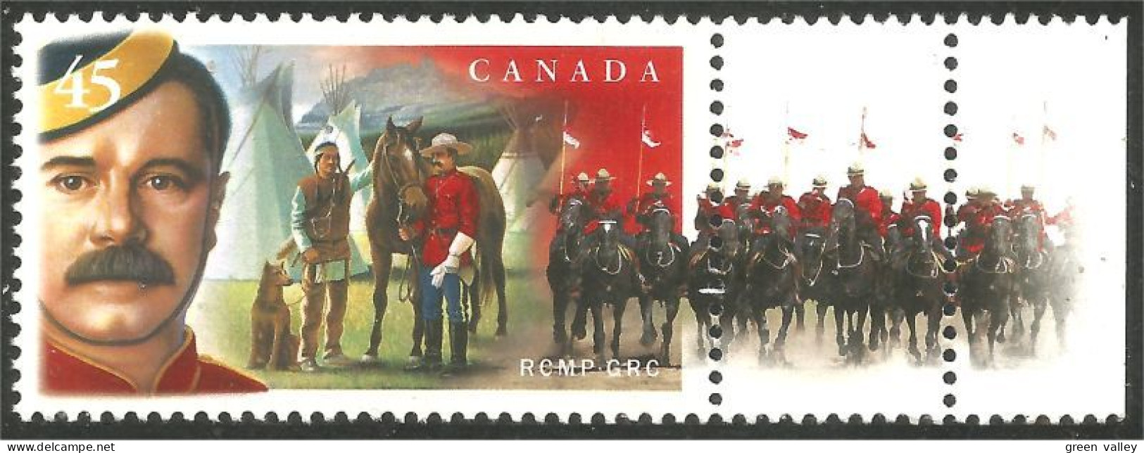Canada Police RCMP GRC Cheval Horse MNH ** Neuf SC (C17-36la) - Cavalli