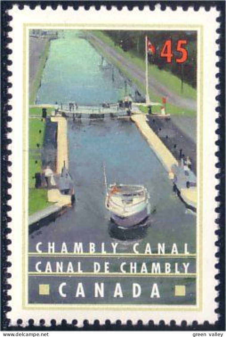 Canada Chambly Canal Bateau Ship Boat Schiff MNH ** Neuf SC (C17-30c) - Brücken