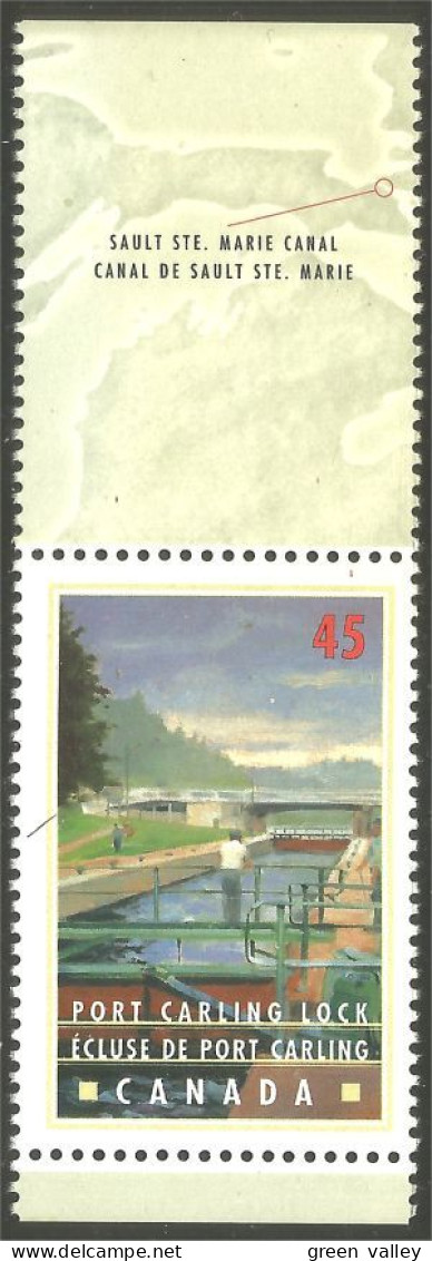 Canada Ecluse Port Carling Lock Avec étiquette With Label MNH ** Neuf SC (C17-27lbl) - Ungebraucht