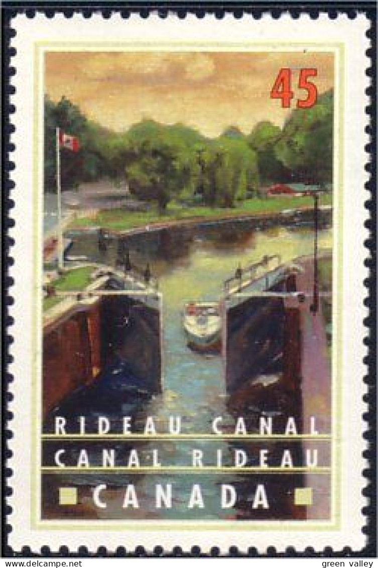 Canada Rideau Canal Eté / Summer Bateau Ship Boat Schiff MNH ** Neuf SC (C17-28a) - Ungebraucht