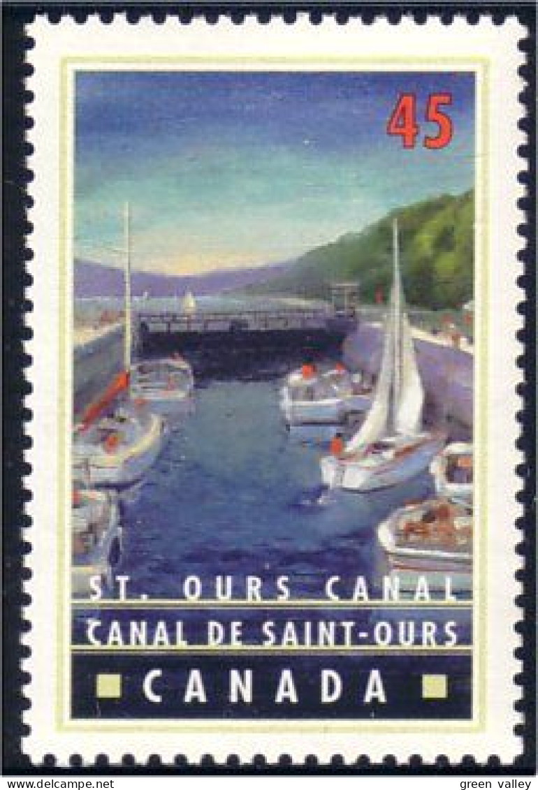 Canada St. Ours Canal Voilier Sailing Ship Boat Schiff MNH ** Neuf SC (C17-26b) - Barche