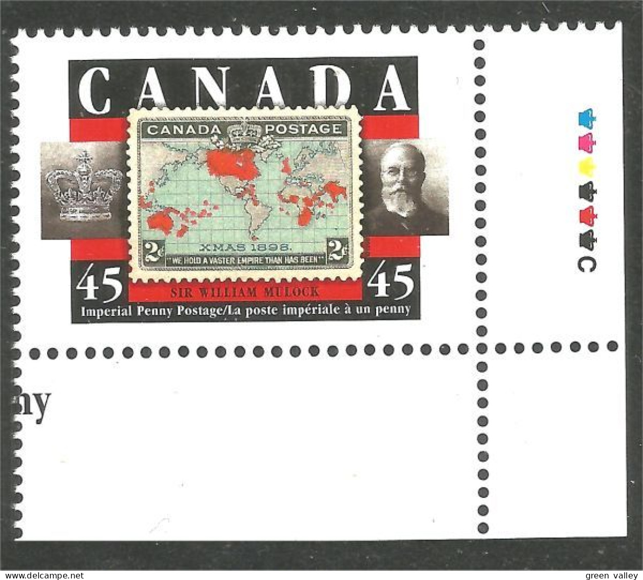 Canada  Imperial Penny Postage 1898 Noel Christmas MNH ** Neuf SC (C17-22lr) - Nuovi
