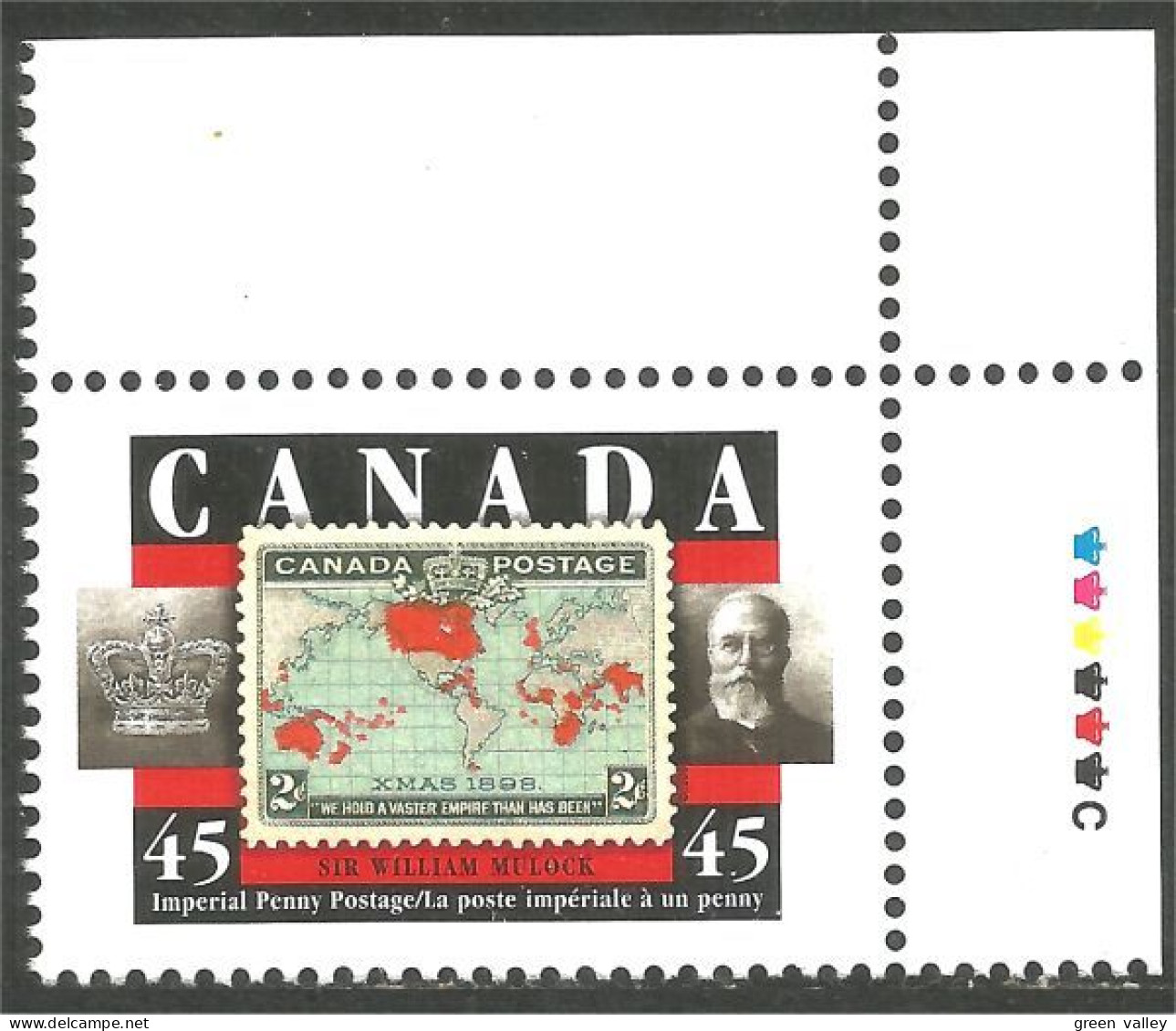 Canada  Imperial Penny Postage 1898 Noel Christmas MNH ** Neuf SC (C17-22ur) - Nuevos