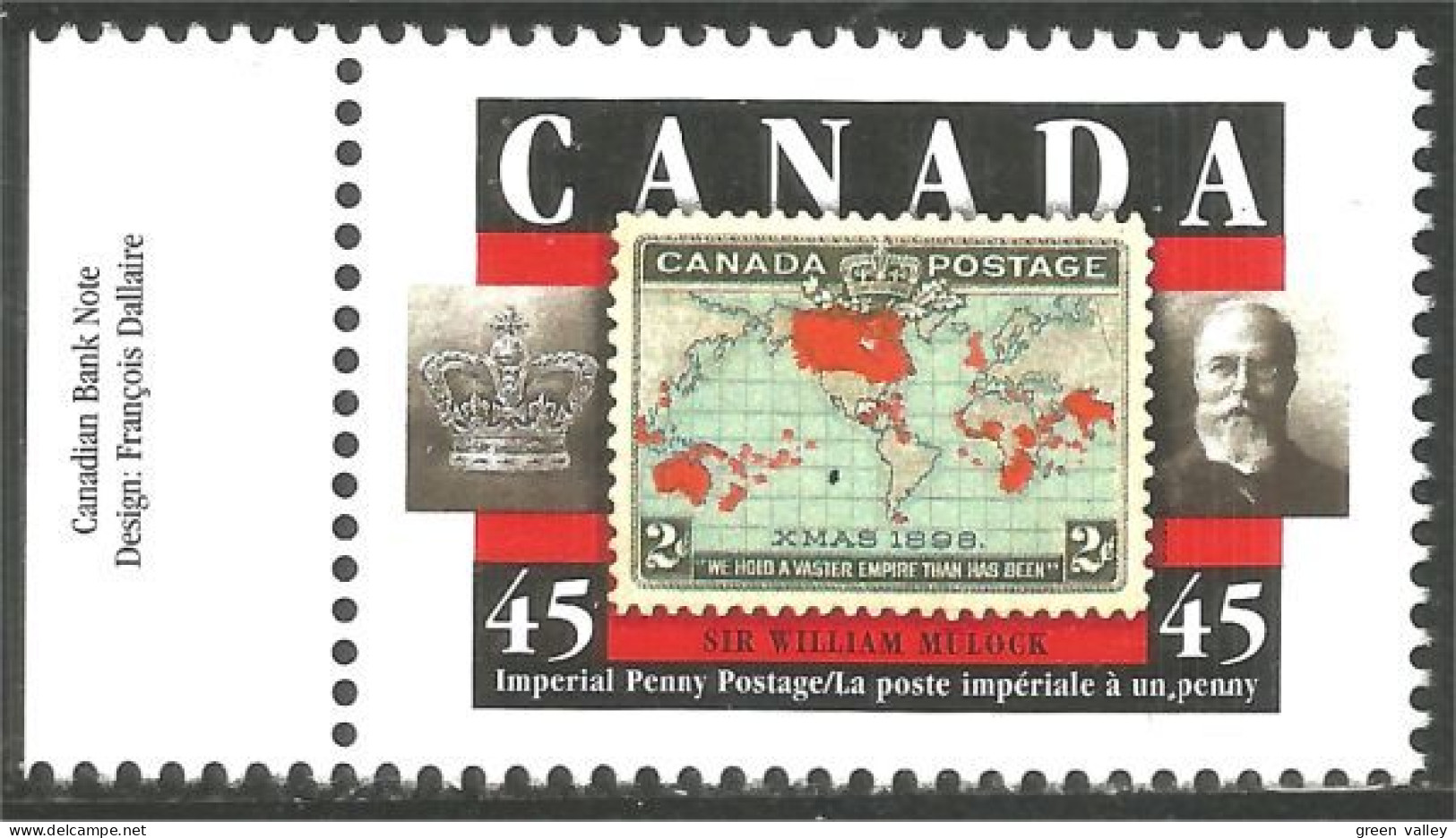 Canada  Imperial Penny Postage 1898 Noel Christmas MNH ** Neuf SC (C17-22g) - Nuevos