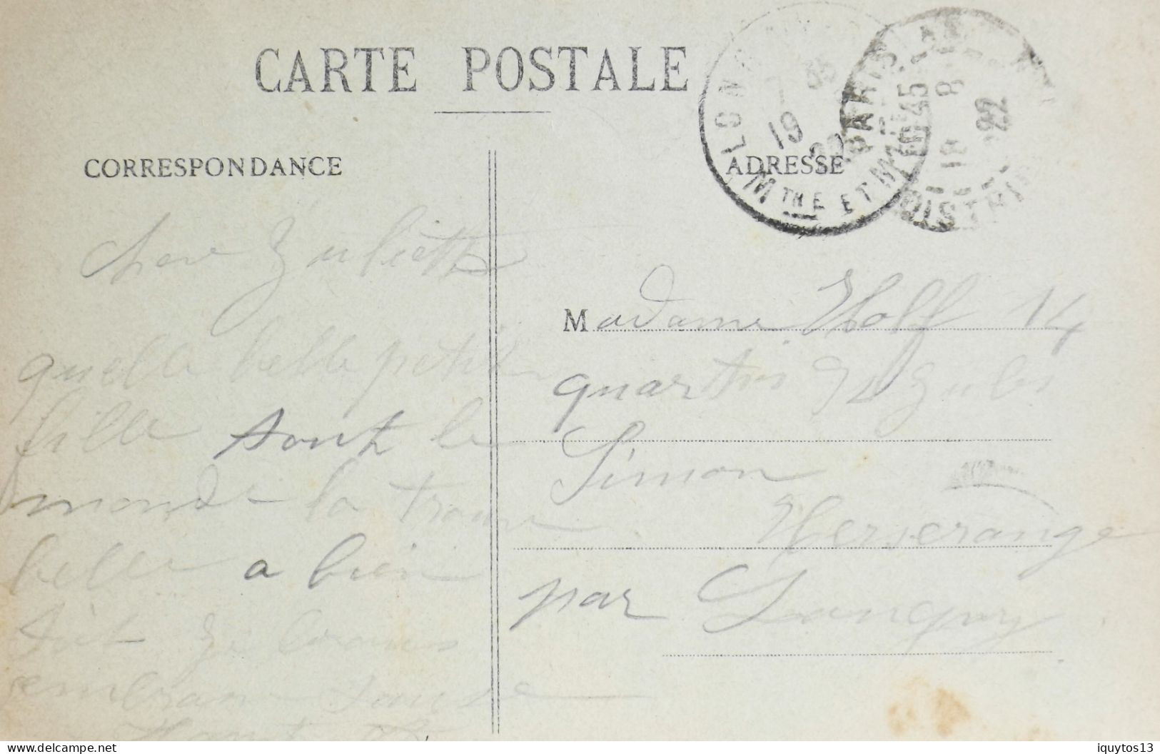 CPA. [75] > TOUT PARIS > N° 2027 - Avenue Du Père-Lachaise - (XXe Arrt.) - 1922 - Coll. F. Fleury - TBE - Distrito: 20
