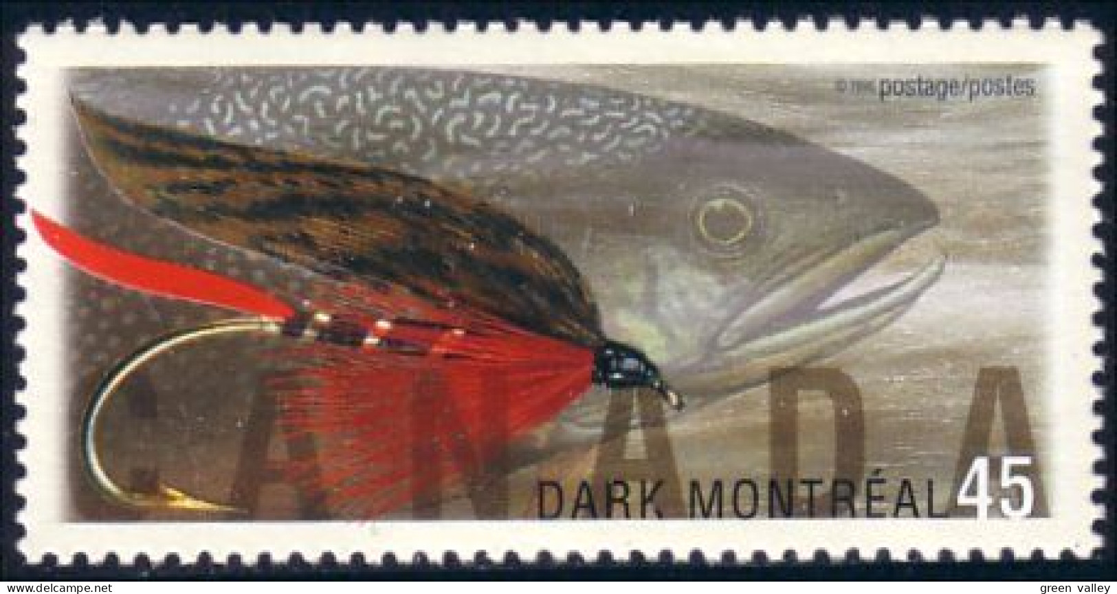 Canada Mouche Fishing Fly Dark Montreal MNH ** Neuf SC (C17-17b) - Poissons