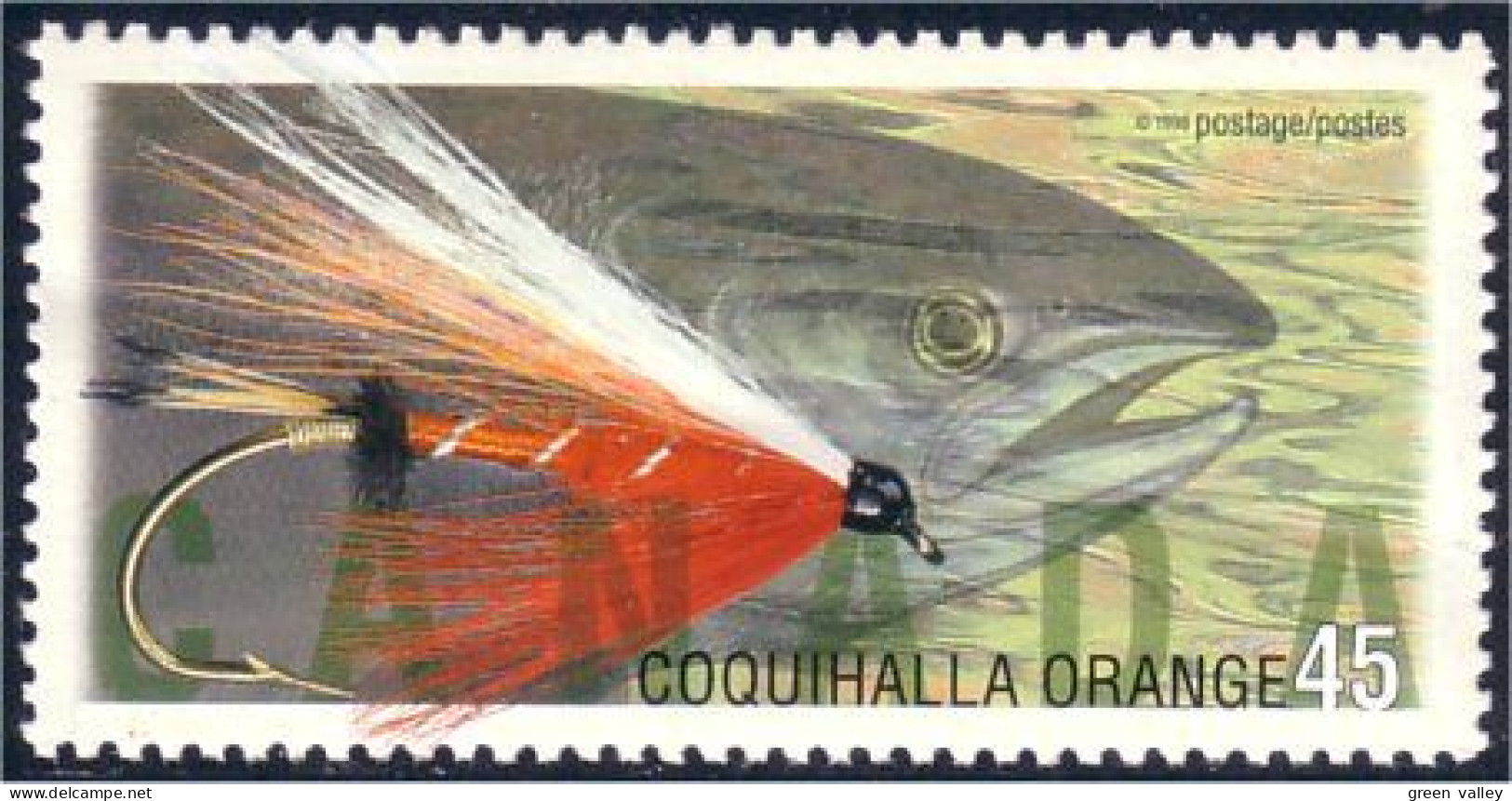 Canada Mouche Fishing Fly Coquihalla Orange MNH ** Neuf SC (C17-15a) - Unused Stamps