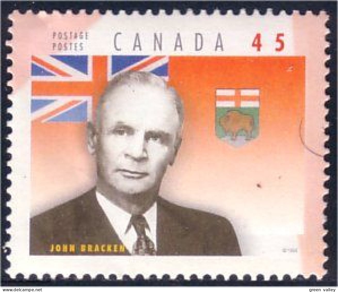 Canada Bracken MNH ** Neuf SC (C17-09ia) - Unused Stamps