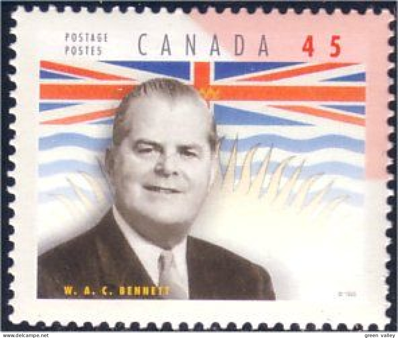 Canada Benett MNH ** Neuf SC (C17-09ga) - Unused Stamps