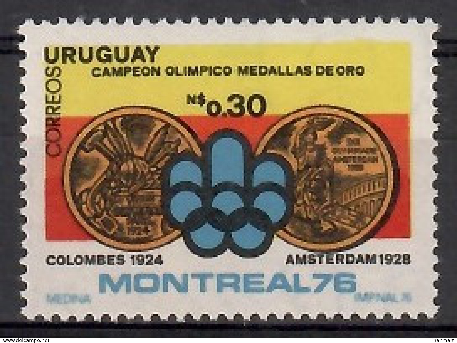 Uruguay 1976 Mi 1433 MNH  (LZS3 URG1433) - Other & Unclassified