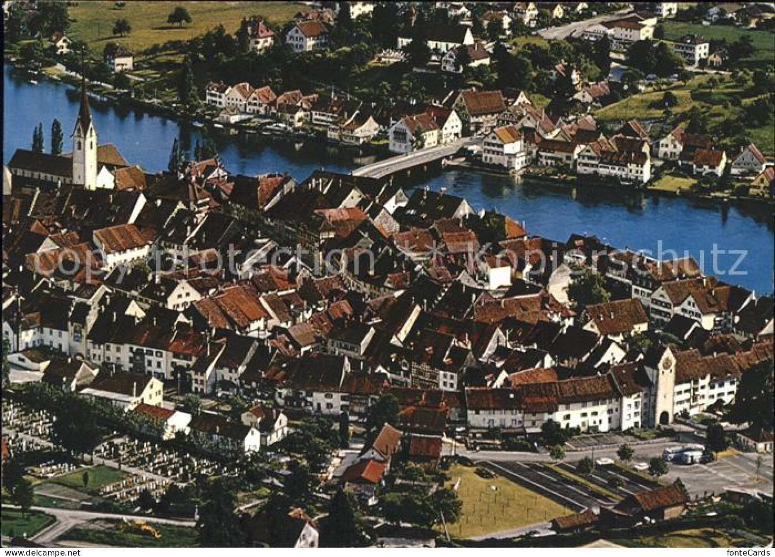 11903888 Stein Rhein Blick Vom Schloss Hohenklingen Stein Am Rhein - Sonstige & Ohne Zuordnung