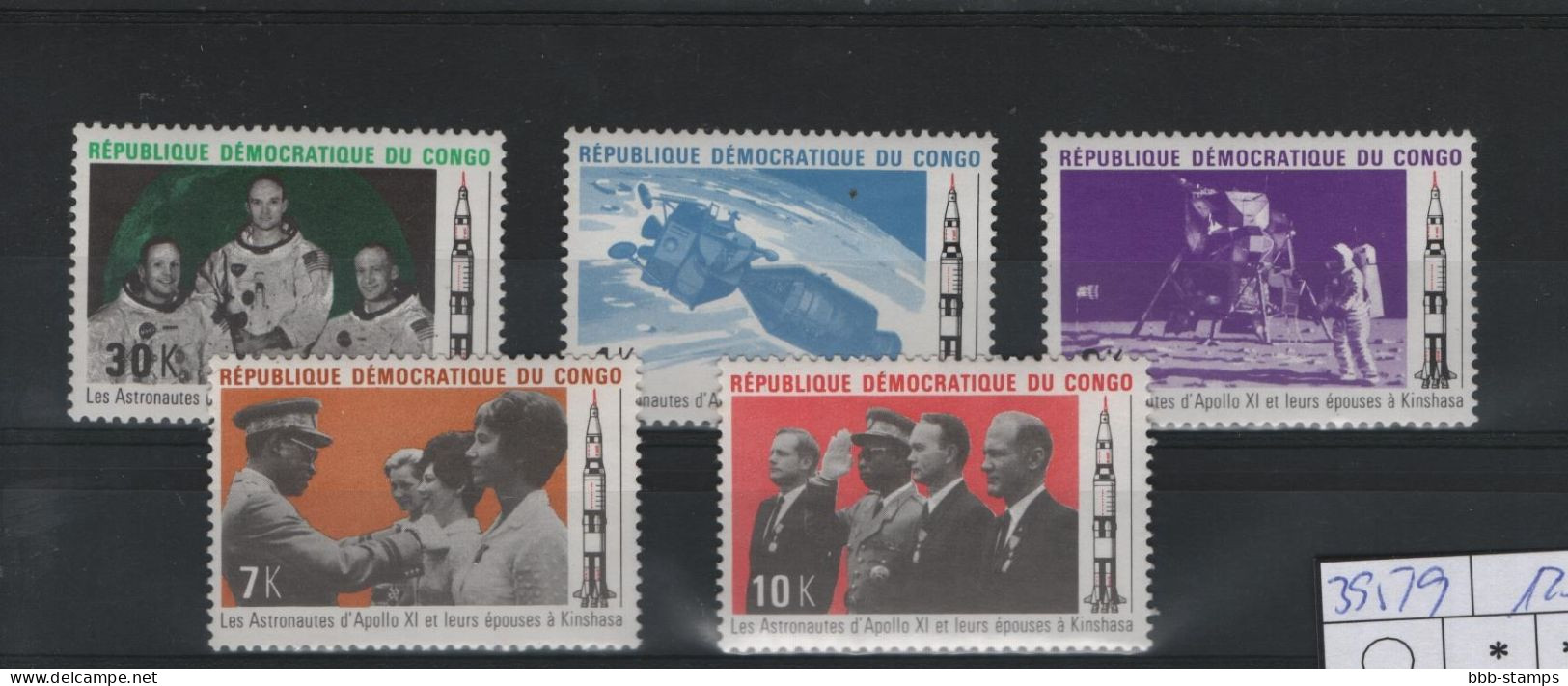 Kongo Kinshasa Michel Cat.No. Mnh/** 395/399 - Mint/hinged