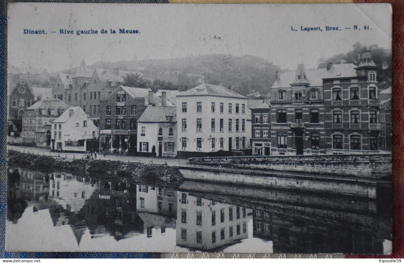 Dinant - Rive Gauche De La Meuse - L. Lagaert, Brux - N° 11 - Circulé En 1907 - Dinant