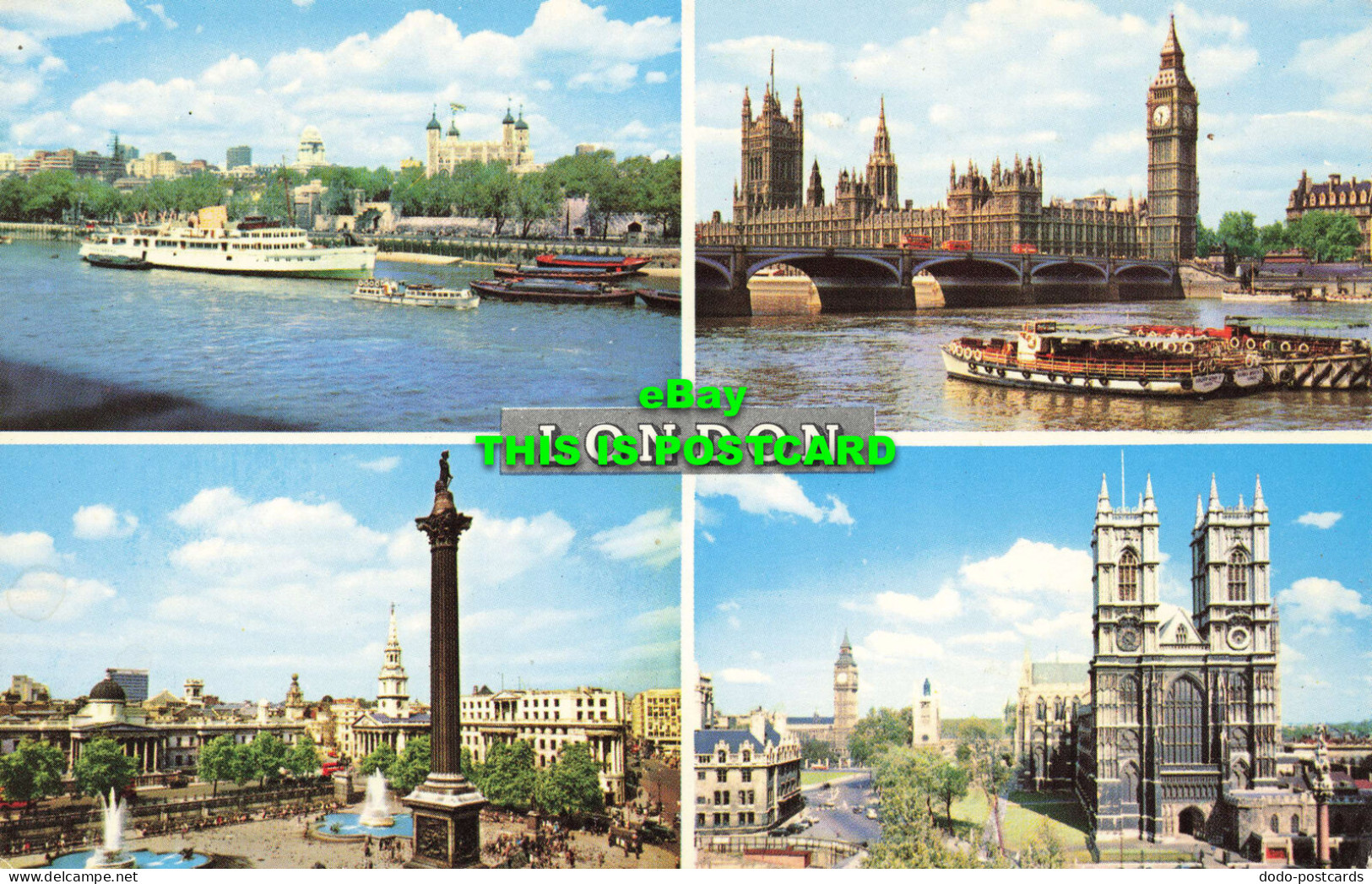 R578165 London. Tower Of London. Trafalgar Square. Westminster Abbey. D. F. And - Otros & Sin Clasificación