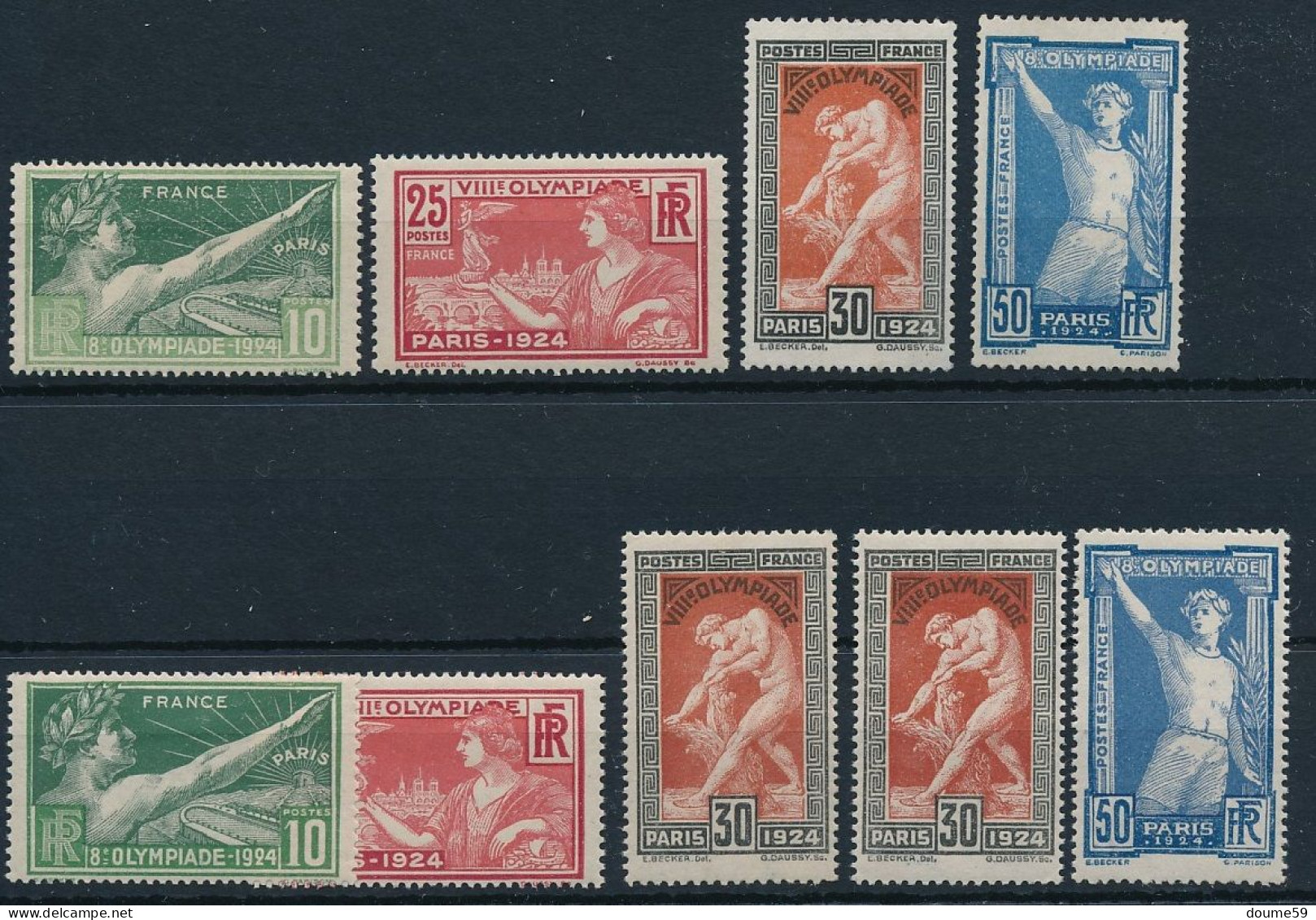 AC-267: FRANCE:  N° 183/186**-183/186* - Unused Stamps