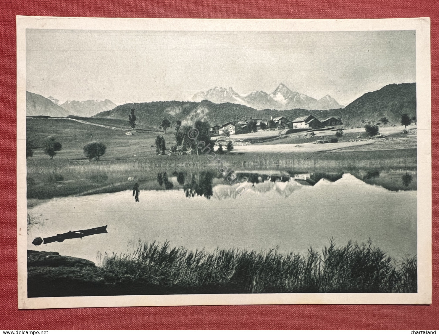Cartolina - Lago Loz Sopra Antey ( Valle D'Aosta ) - 1950 Ca. - Autres & Non Classés