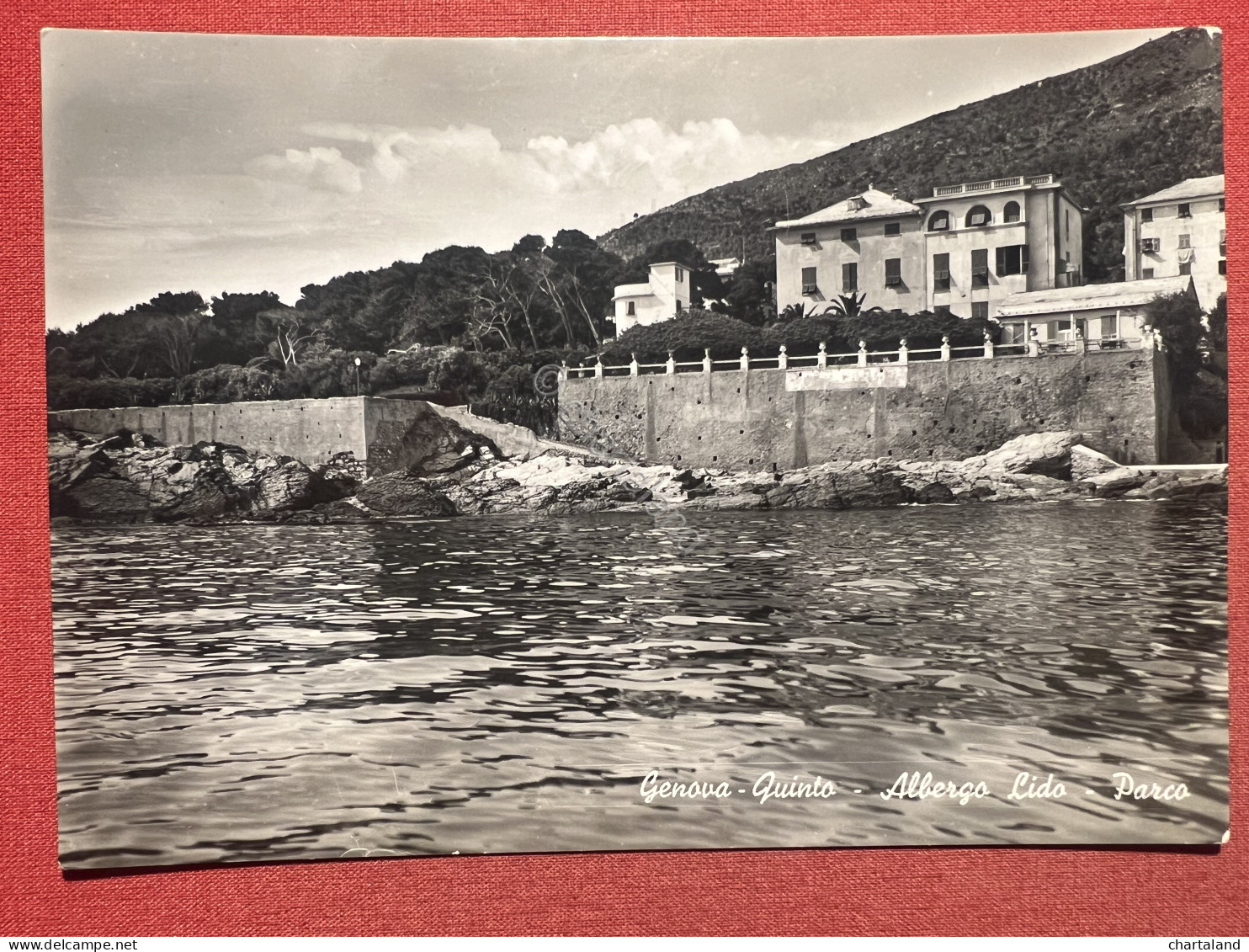Cartolina - Genova Quinto - Albergo Lido - Parco - 1960 Ca. - Genova (Genua)