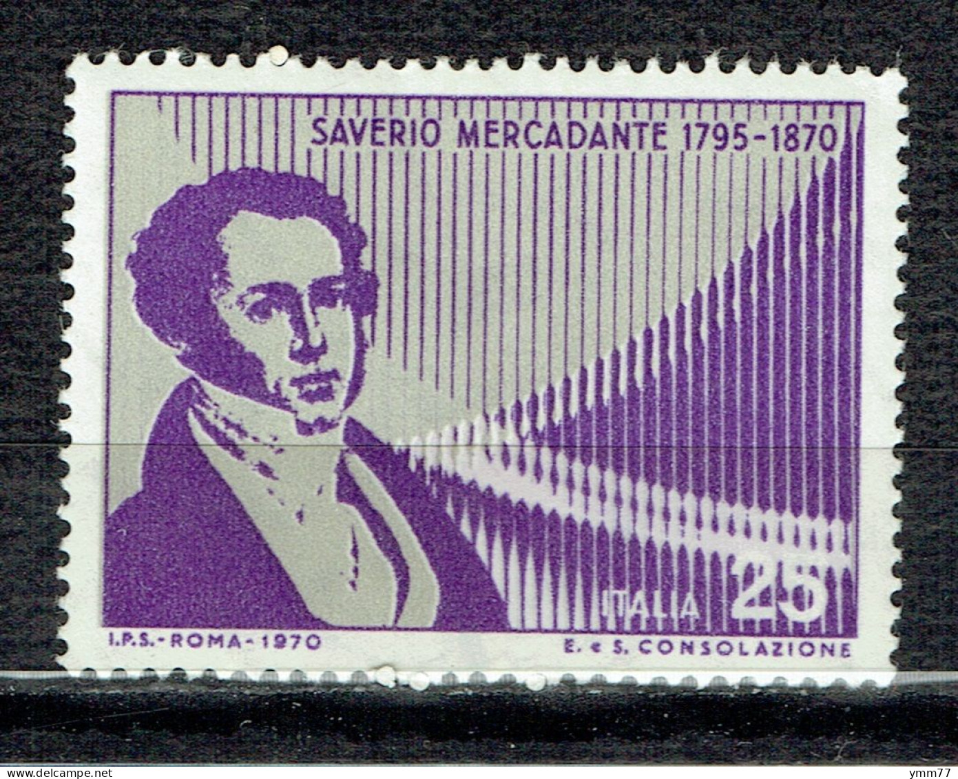 Centenaire De La Mort Du Compositeur Saverio Mercadante - 1961-70: Mint/hinged