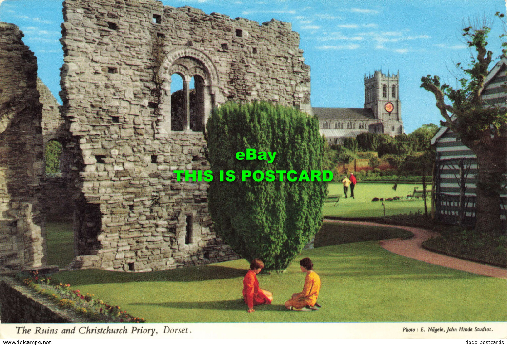 R578503 Dorset. The Ruins And Christchurch Priory. John Hinde. Thunder And Clayd - Monde