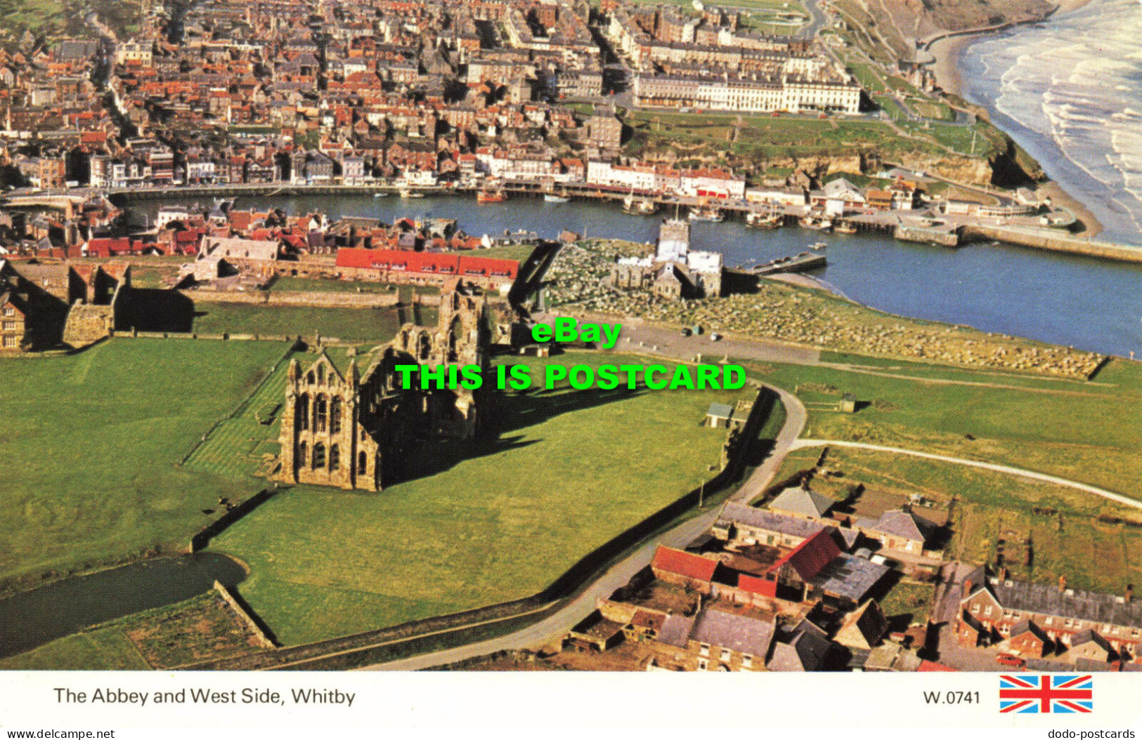 R578509 Whitby. The Abbey And West Side. E. T. W. Dennis. Photocolour - Monde