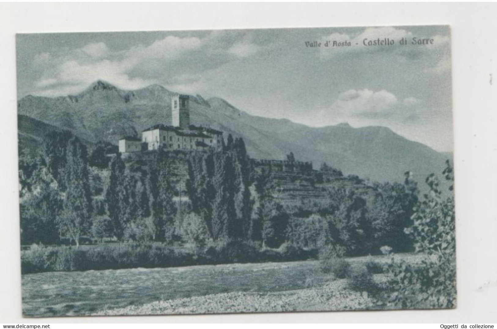 Castello Di Sarre - Valle D'Aosta  -  Vg. 6/04/1941  Dest. Masserano (Vercelli)  (1351) - Otros & Sin Clasificación