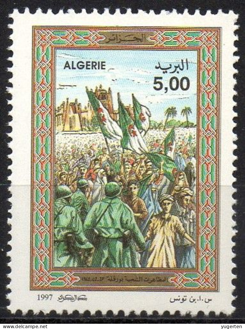 ALGERIA 1997 - 1v - MNH - Popular Demonstrations Against French Occupation - Ouargla 1962 - Colonialism - Algerian War - Other & Unclassified