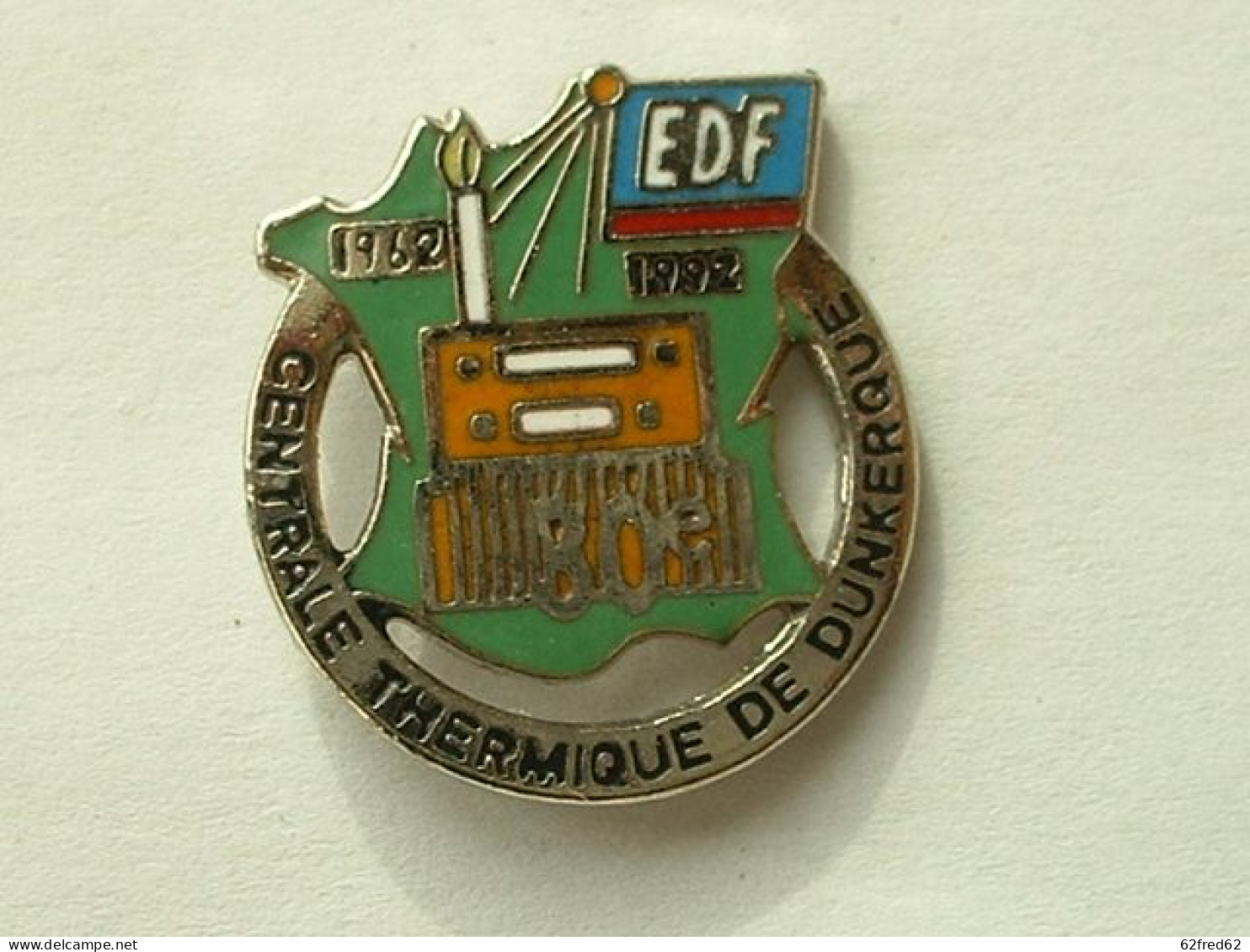 PIN'S EDF GDF - CENTRALE THERMIQUE DE DUNKERQUE - EDF GDF