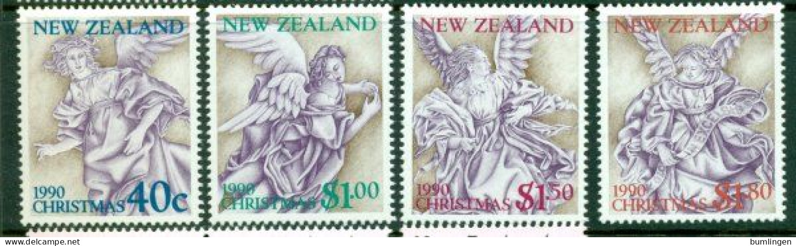 NEW ZEALAND 1990 Mi 1140-43** Christmas [B1005] - Noël