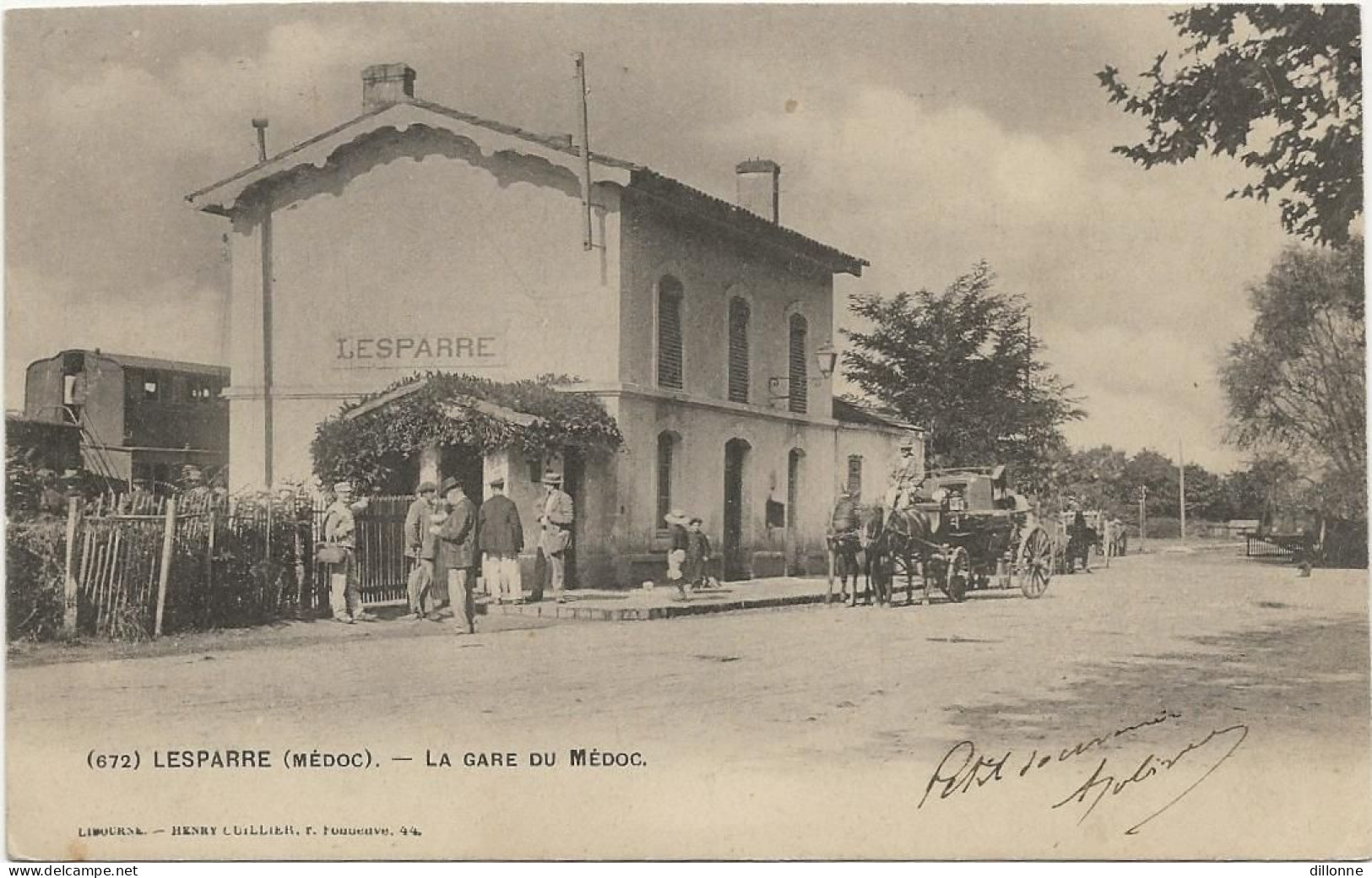 D 33    LESPARRE   La Gare Du Medoc - Lesparre Medoc