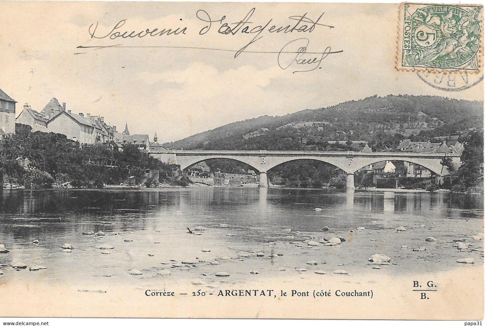 ARGENTAT  Le Pont - Argentat