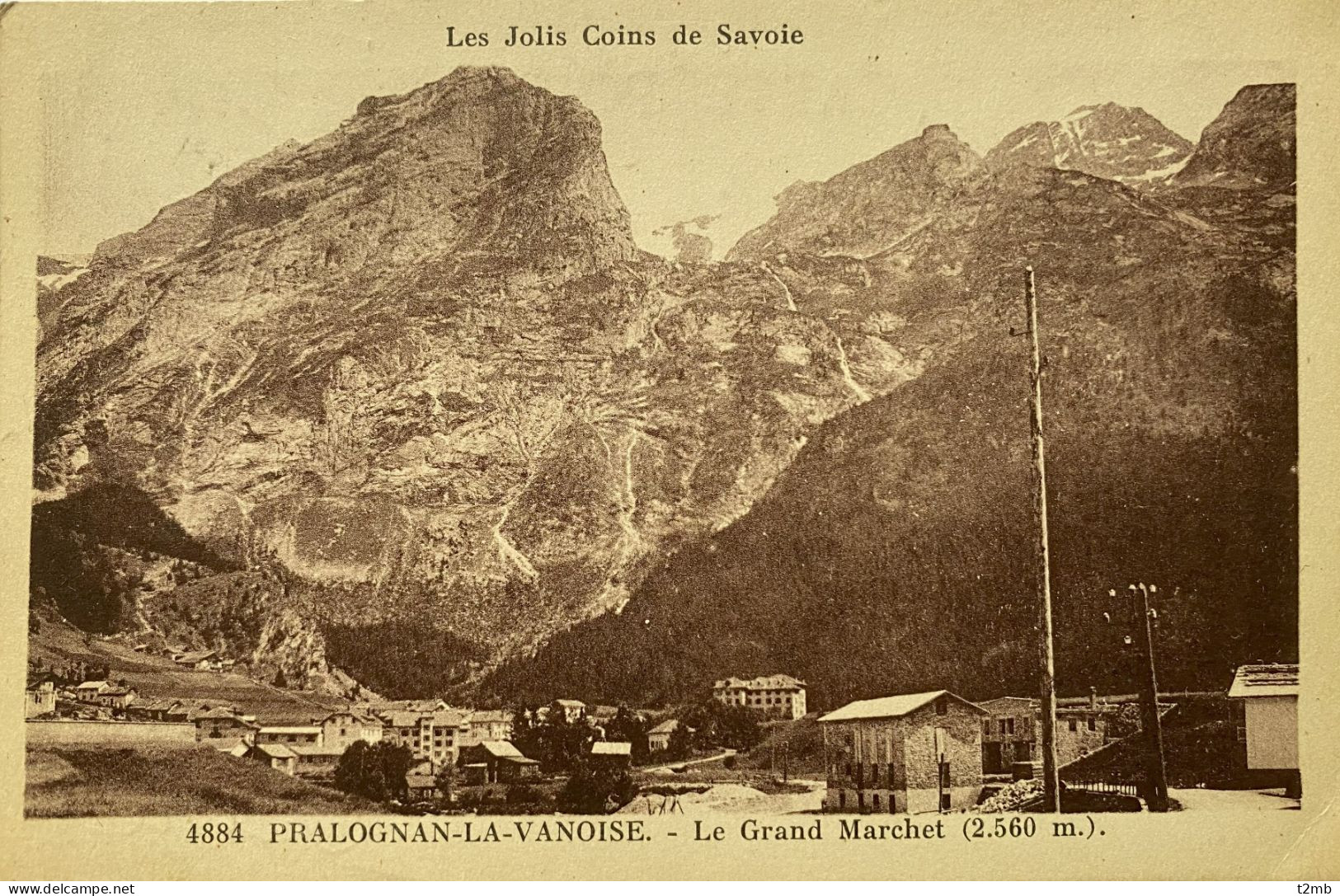 CPA PRALOGNAN LA VANOISE (Savoie). Le Grand Marchet (n° 4884) - Pralognan-la-Vanoise