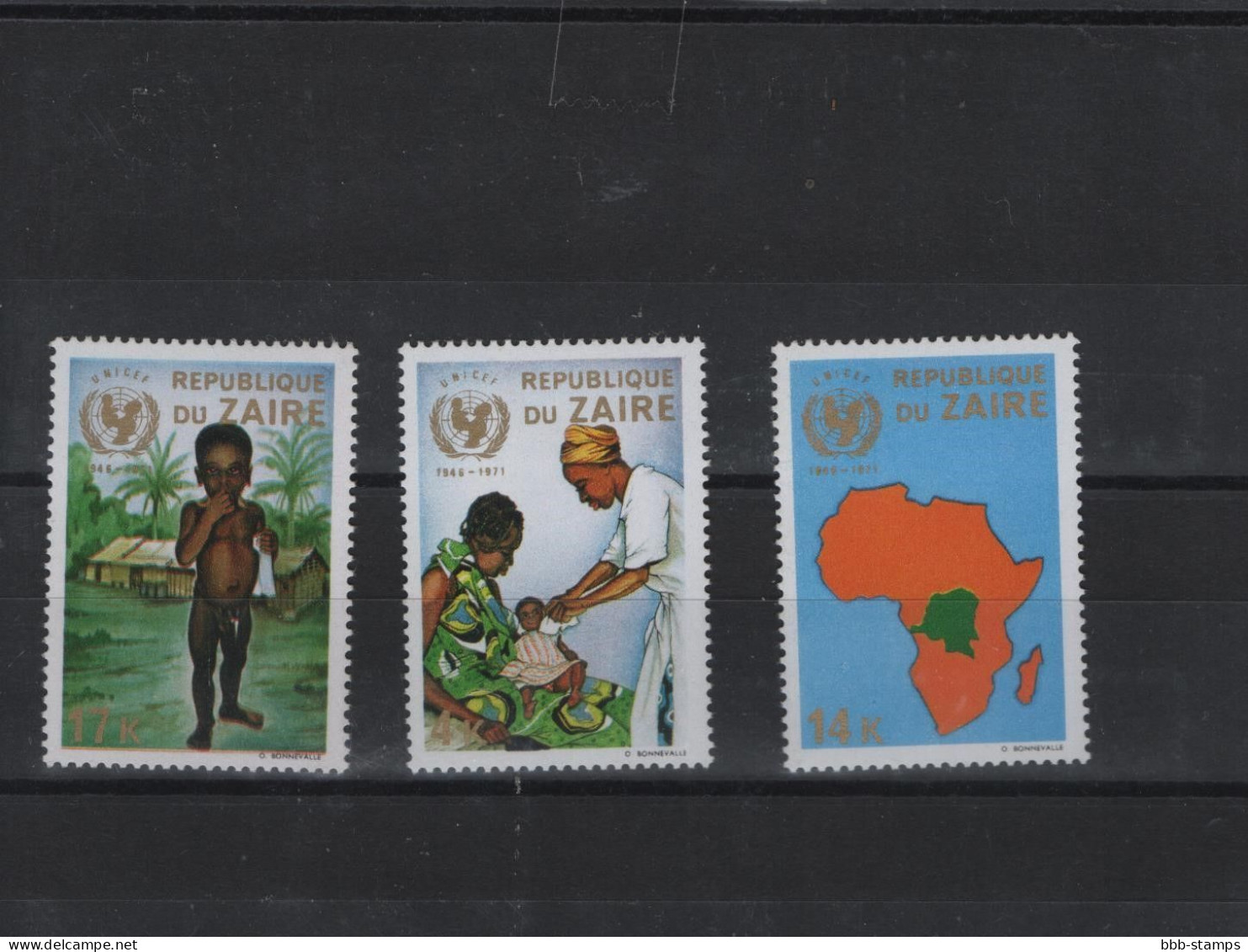 Kongo Kinshasa Michel Cat.No. Mnh/** 447/449 - Ungebraucht