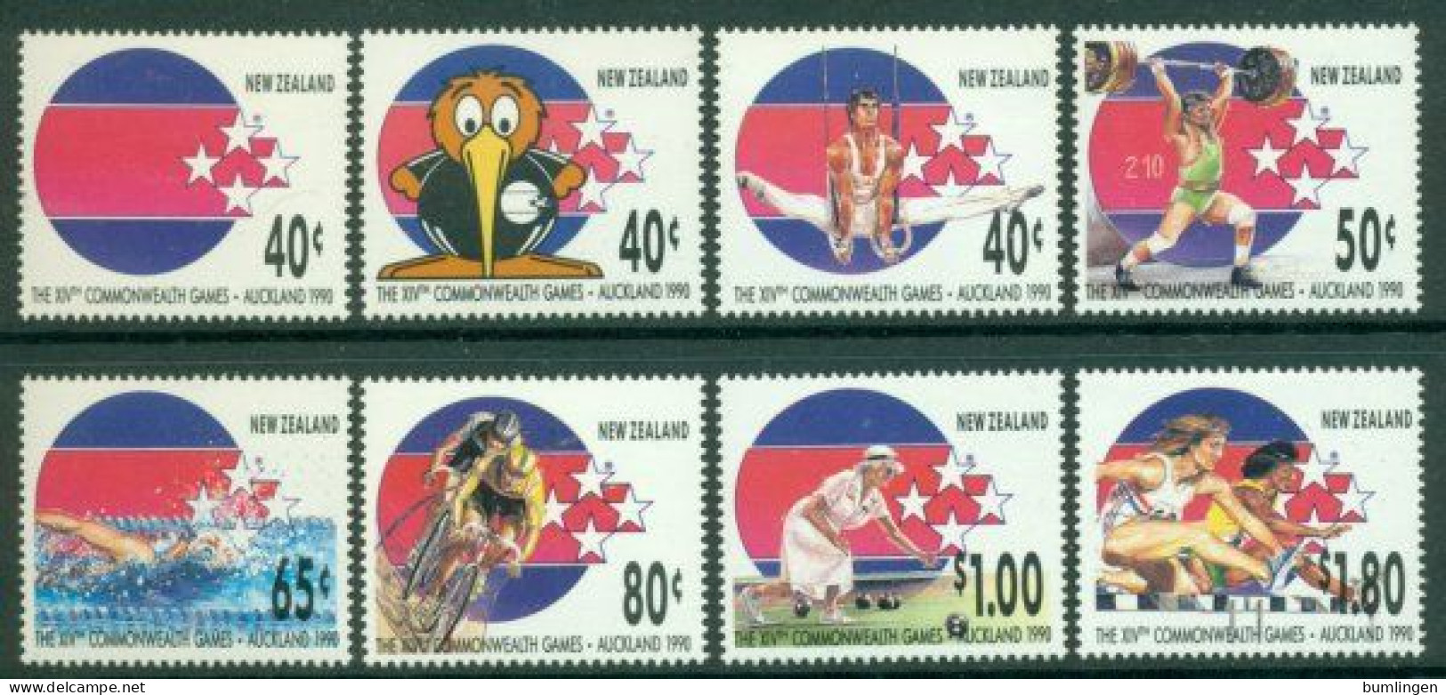 NEW ZEALAND 1989 Mi 1094-1101** 14th Commonwealth Games [B1011] - Autres & Non Classés