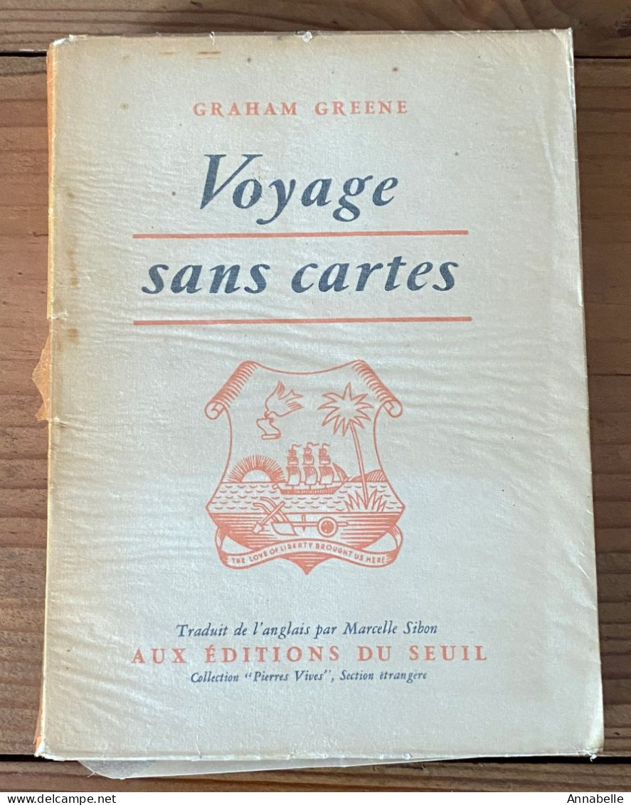 Voyage Sans Cartes Par Graham Greene (1951) - Andere & Zonder Classificatie