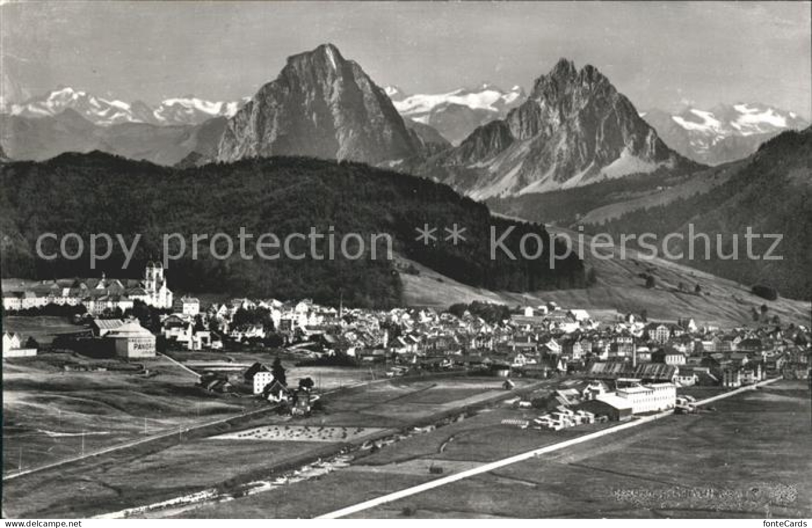 11902960 Einsiedeln SZ Gesamtansicht Mit Alpenpanorama Einsiedeln - Otros & Sin Clasificación