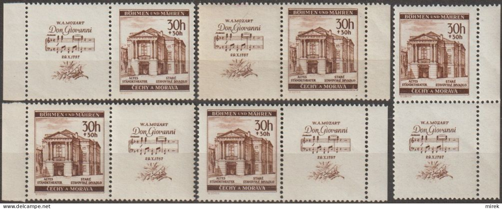 003/ Pof. 68, Border Stamps With Coupon - Nuovi