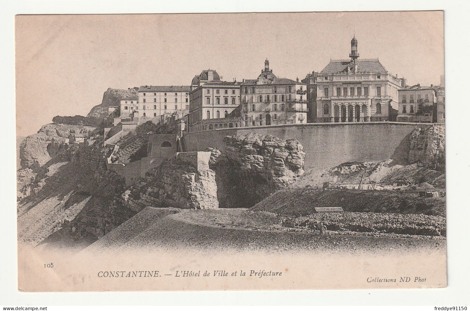 Algérie . Constantine . L'hôtel De Ville Et La Préfecture   1904 - Konstantinopel